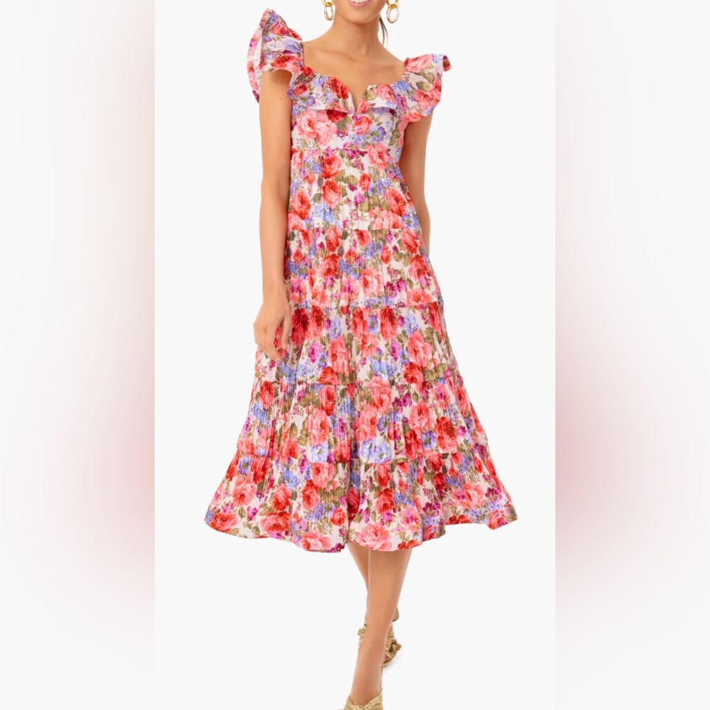 Beulah Floral Ruffle Dress